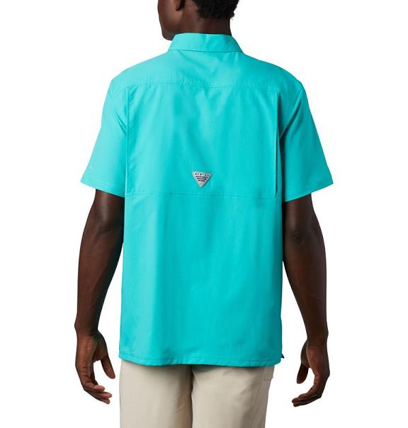 Columbia PFG Slack Tide Shirts Blue For Men's NZ56724 New Zealand